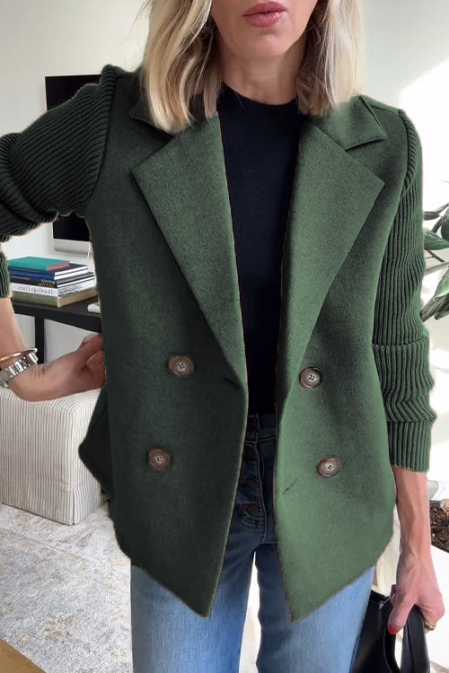 Dawn – Double-Breasted Knit Blazer