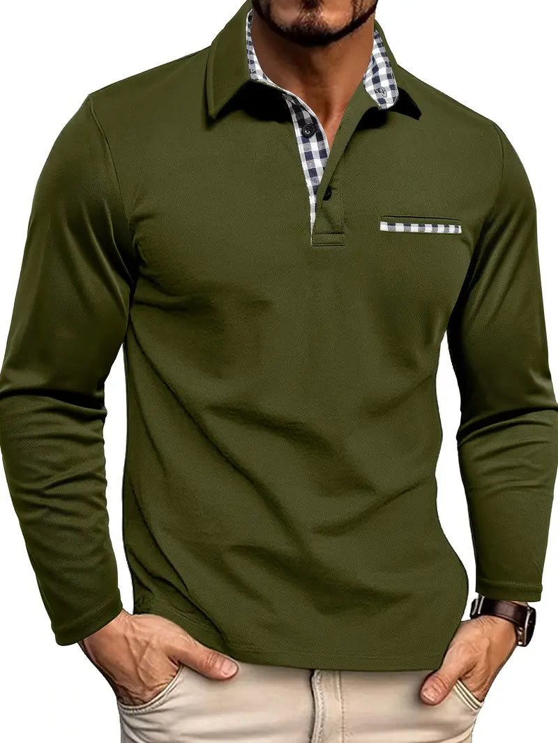 Elijah – Premium Long Sleeve Polo