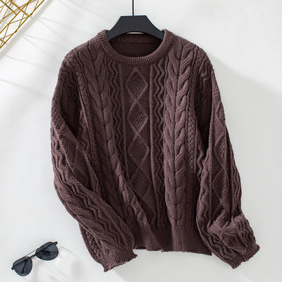 Evelyn – Ladies' Classic Cable Knit Jumper