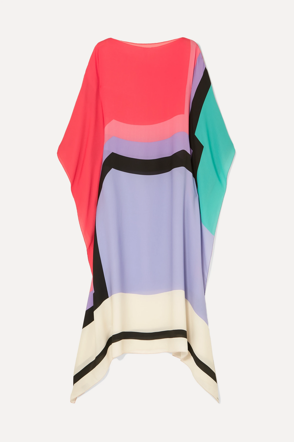 Fatima – Abstract Print Kaftan Dress