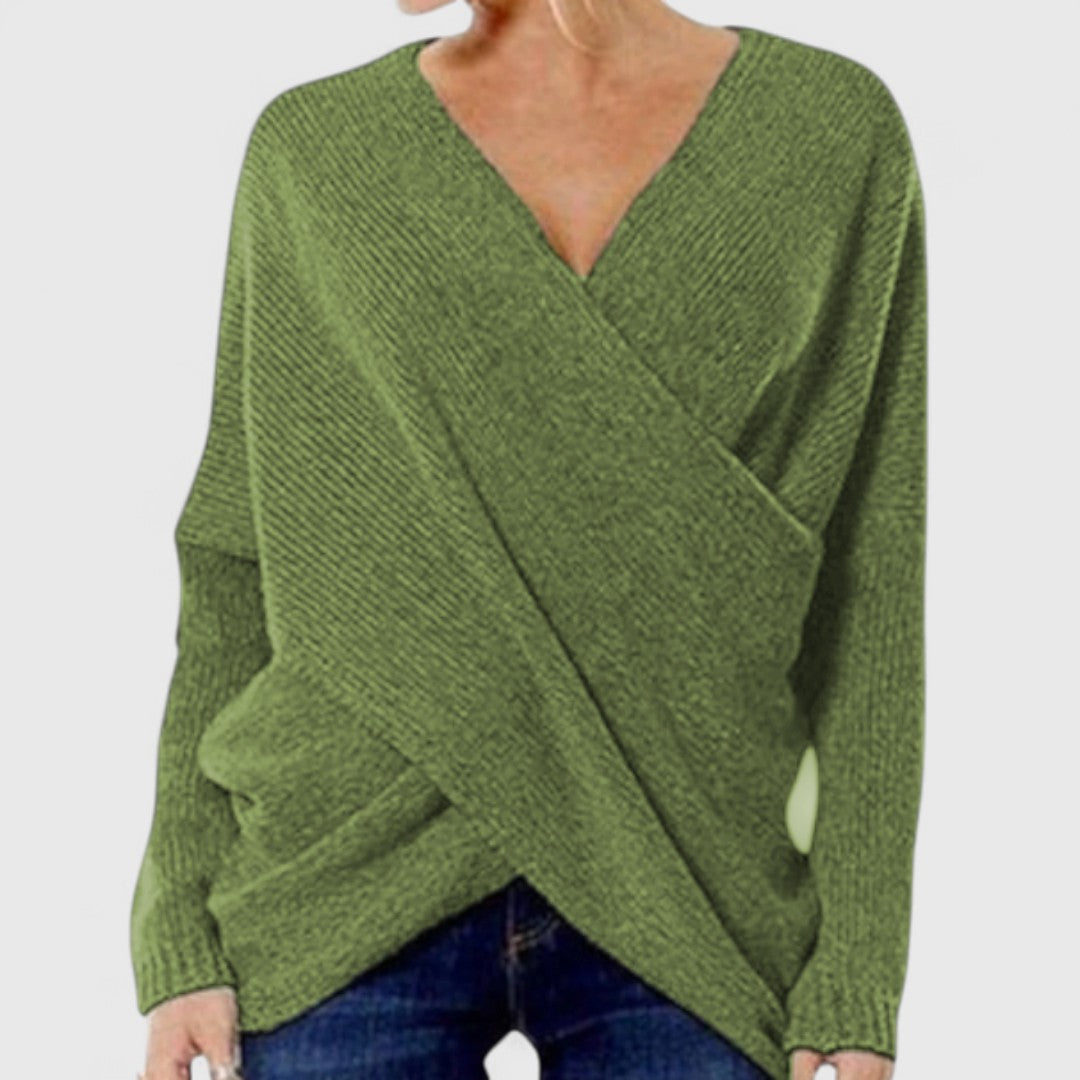 Heidi - Crossed Sweater