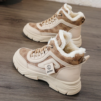 Plush - Ankle boots with thick heel