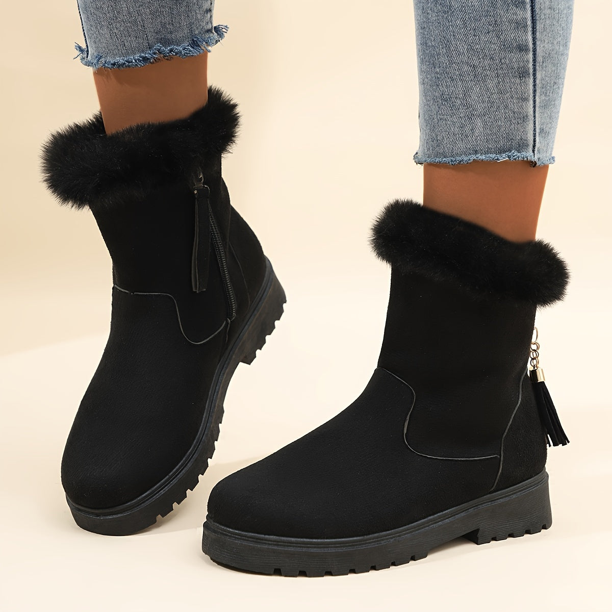 Nero -  Black winter boots