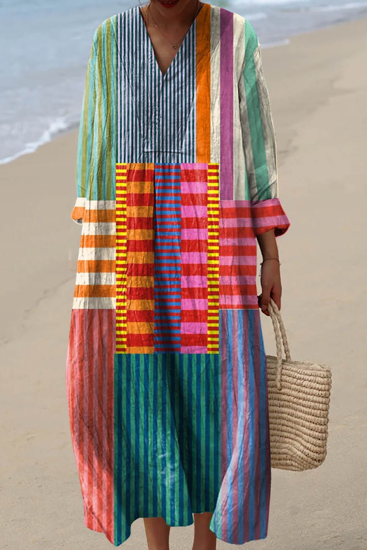 The Colorway Muse – Art-Inspired Dress