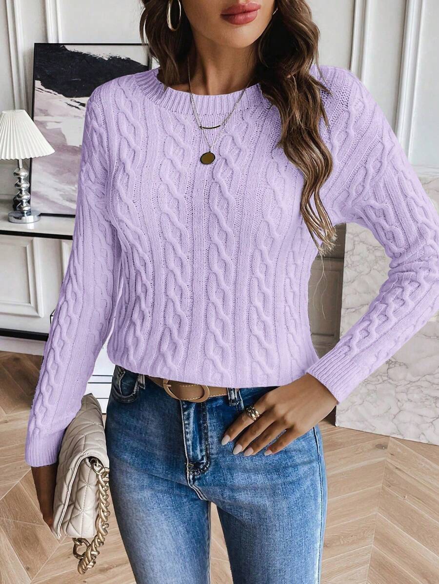 Emery - Cozy Cable Knit Jumper