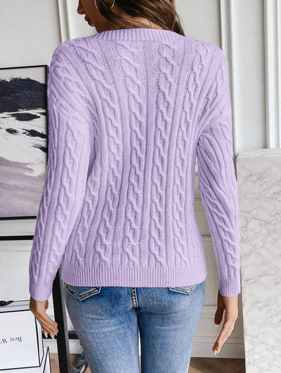 Emery - Cozy Cable Knit Jumper