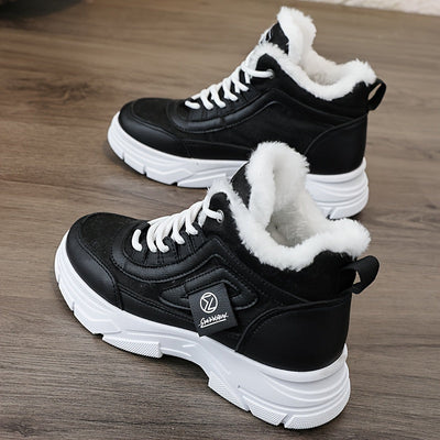 Plush - Ankle boots with thick heel