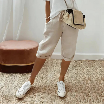 Lila – Relaxed Drawstring Shorts