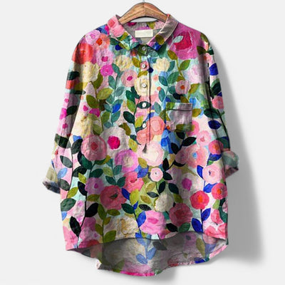 Lucille – Vintage Floral Button Shirt