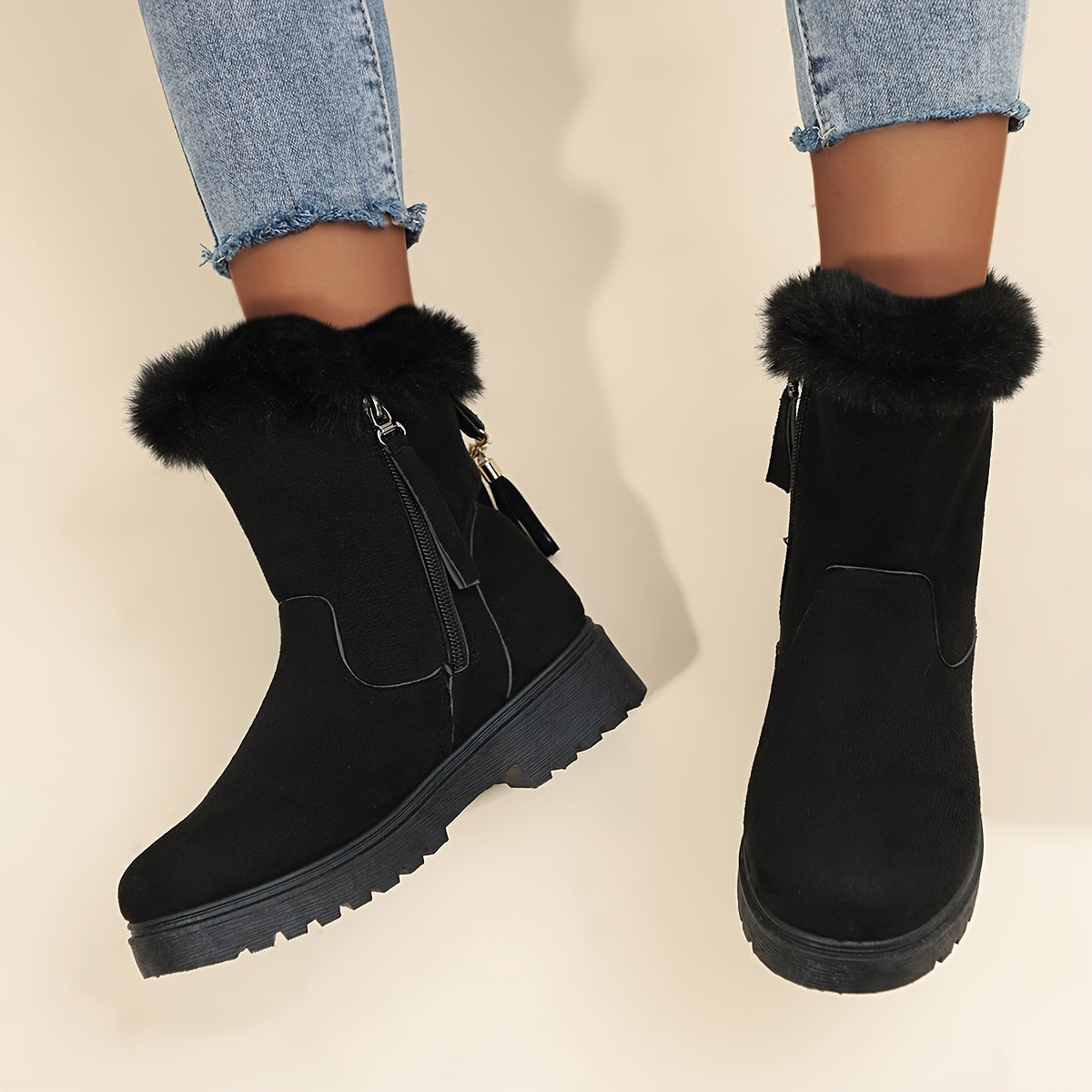Nero -  Black winter boots