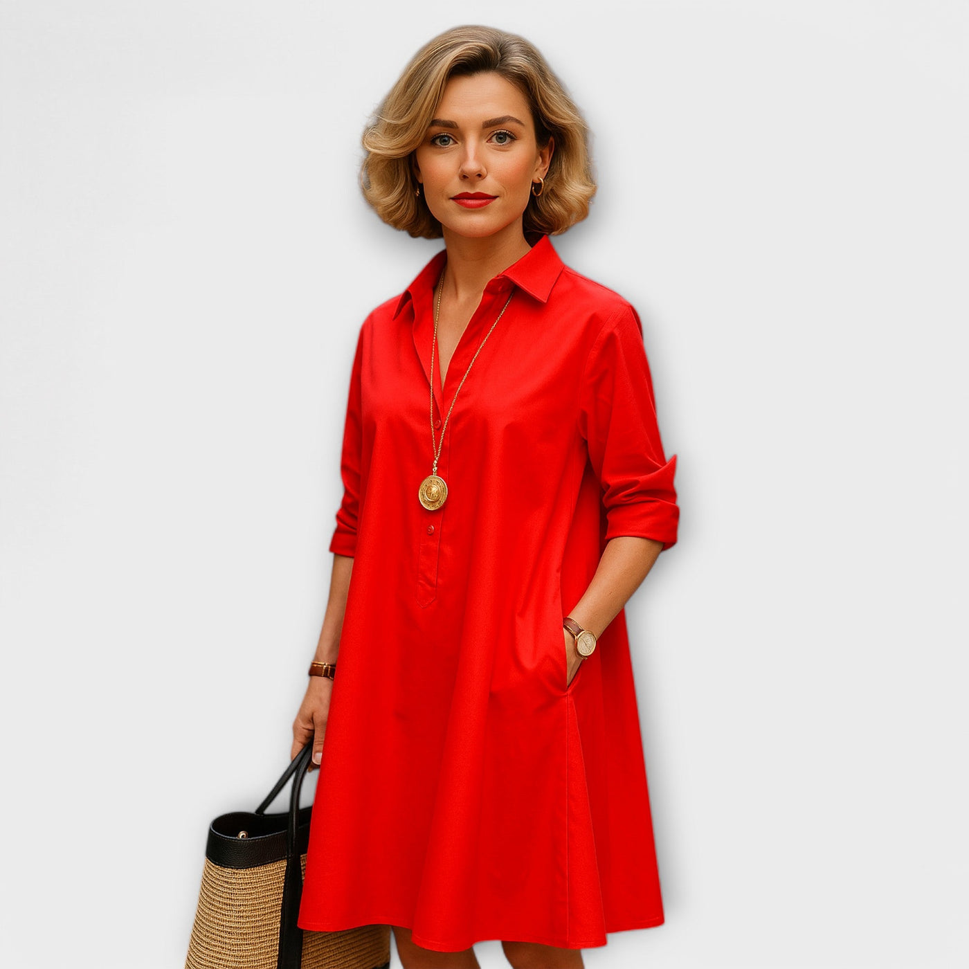Samarah – Relaxed Shirt Dress