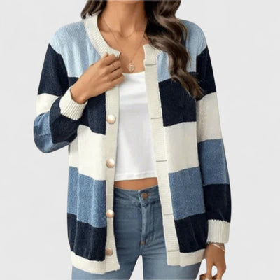 Lottenia - Striped Cardigan