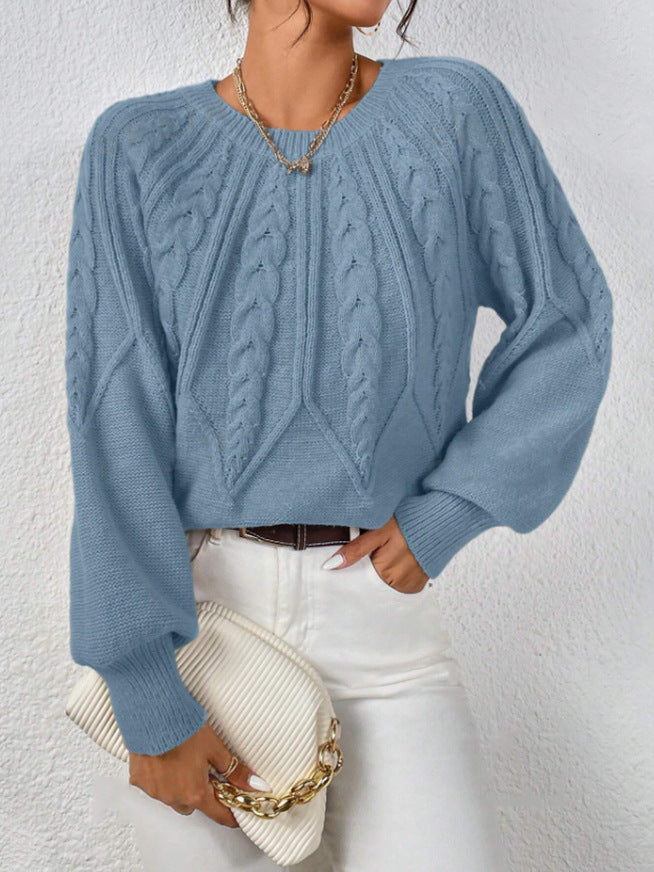 Elsie - Ladies’ Classic Cable Knit Jumper