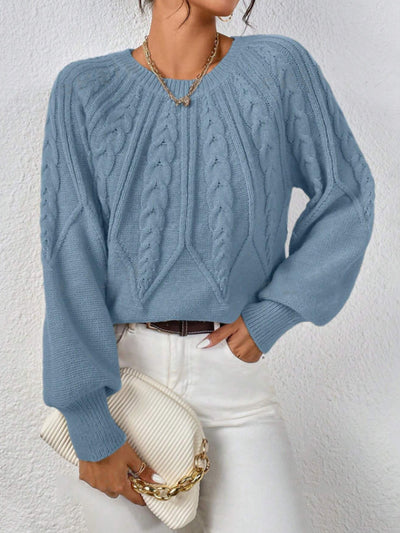 Elsie - Ladies’ Classic Cable Knit Jumper