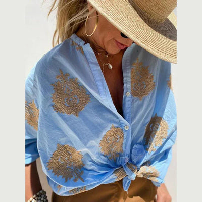 Felicity – Embroidered Relaxed Shirt