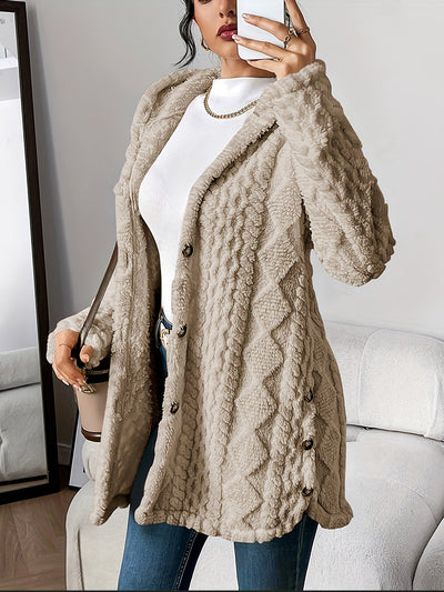Evelina - Ladies' Button-Up Knit Cardigan