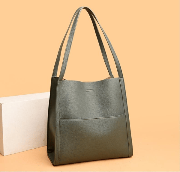 Classic Leather Shoulder Bag