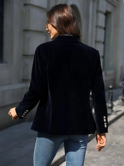 Isla | Elegant Velvet Blazer