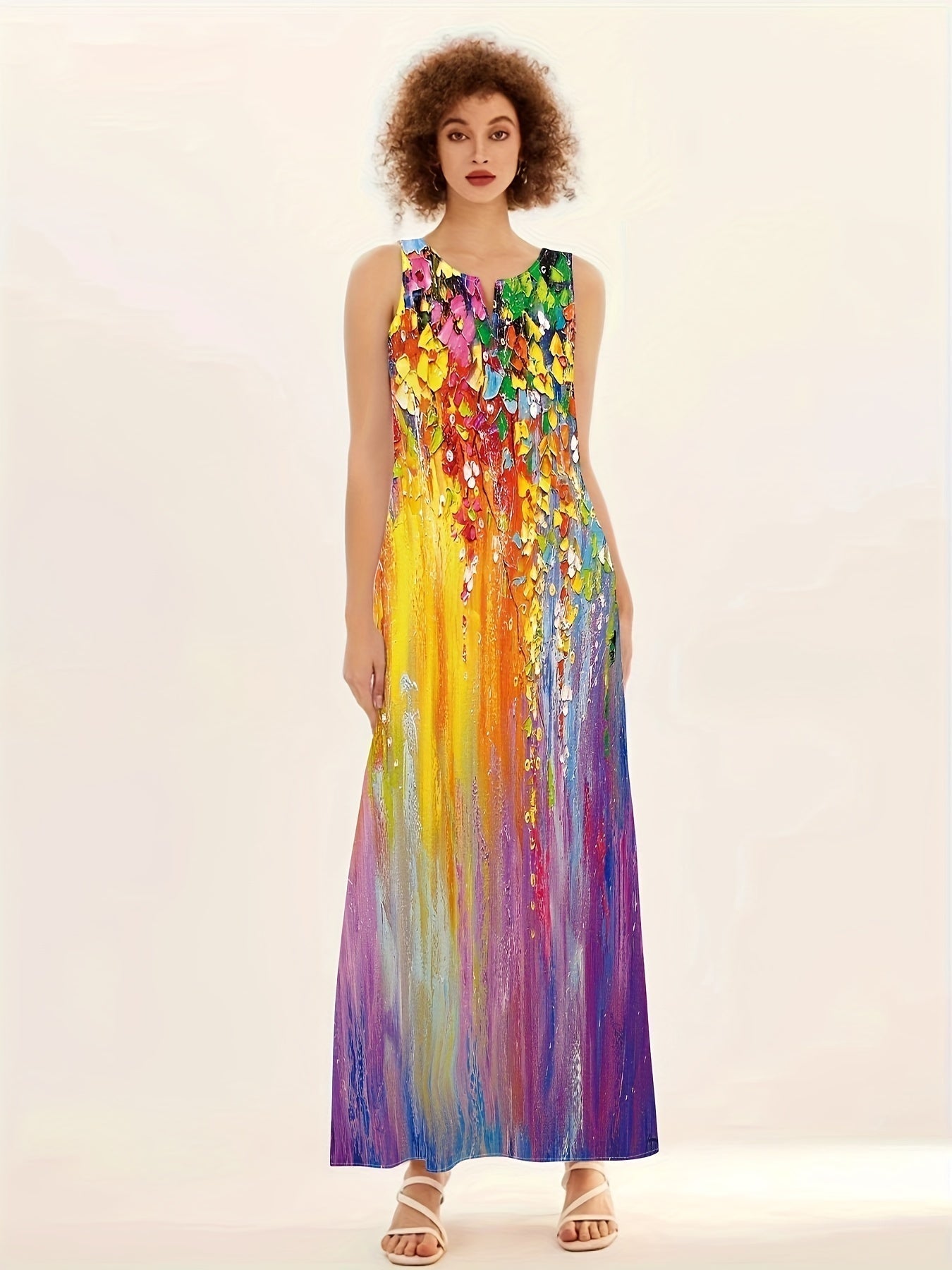 Jovia - Colourful Summer Dress