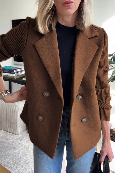 Dawn – Double-Breasted Knit Blazer