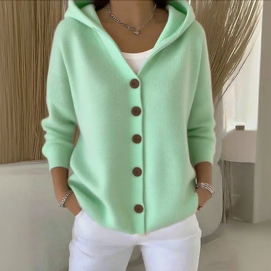 Evelyn | Hooded Gilet with Buttons