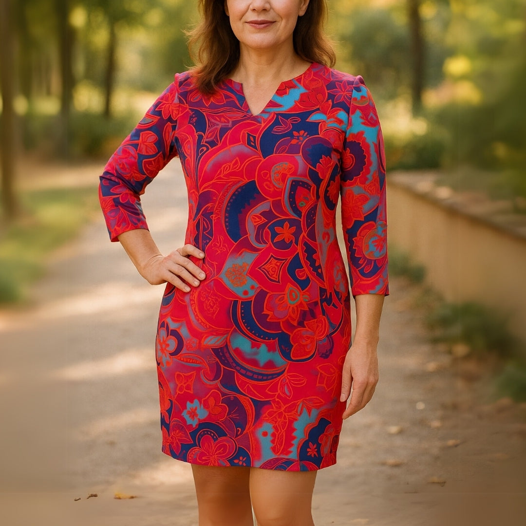 Jade - Casual Print Dress