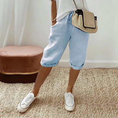 Lila – Relaxed Drawstring Shorts