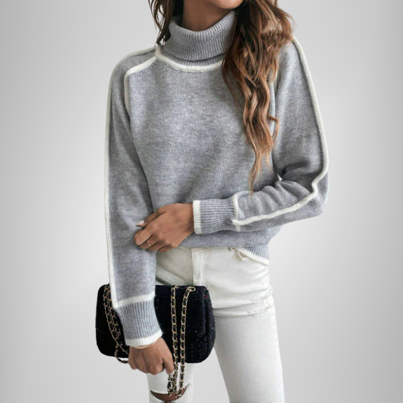 Evabella - Couture Turtleneck Jumper