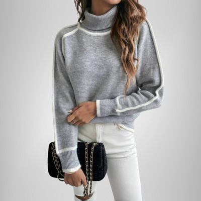 Evabella - Couture Turtleneck Jumper