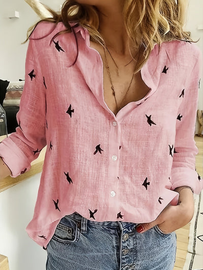 Dyoza – Bird Print Shirt
