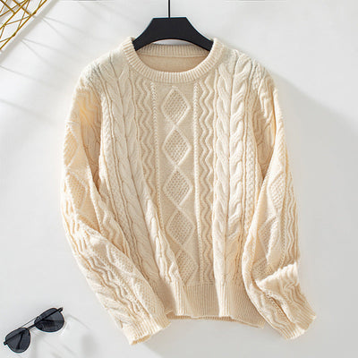 Evelyn – Ladies' Classic Cable Knit Jumper