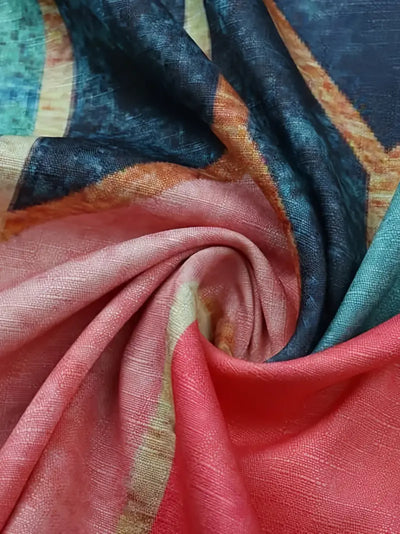 Ingrid - Geometric V-Neck Summer Dress