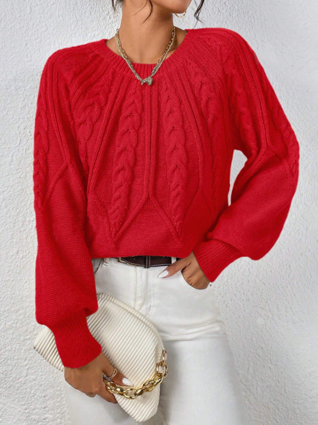 Elsie - Ladies’ Classic Cable Knit Jumper
