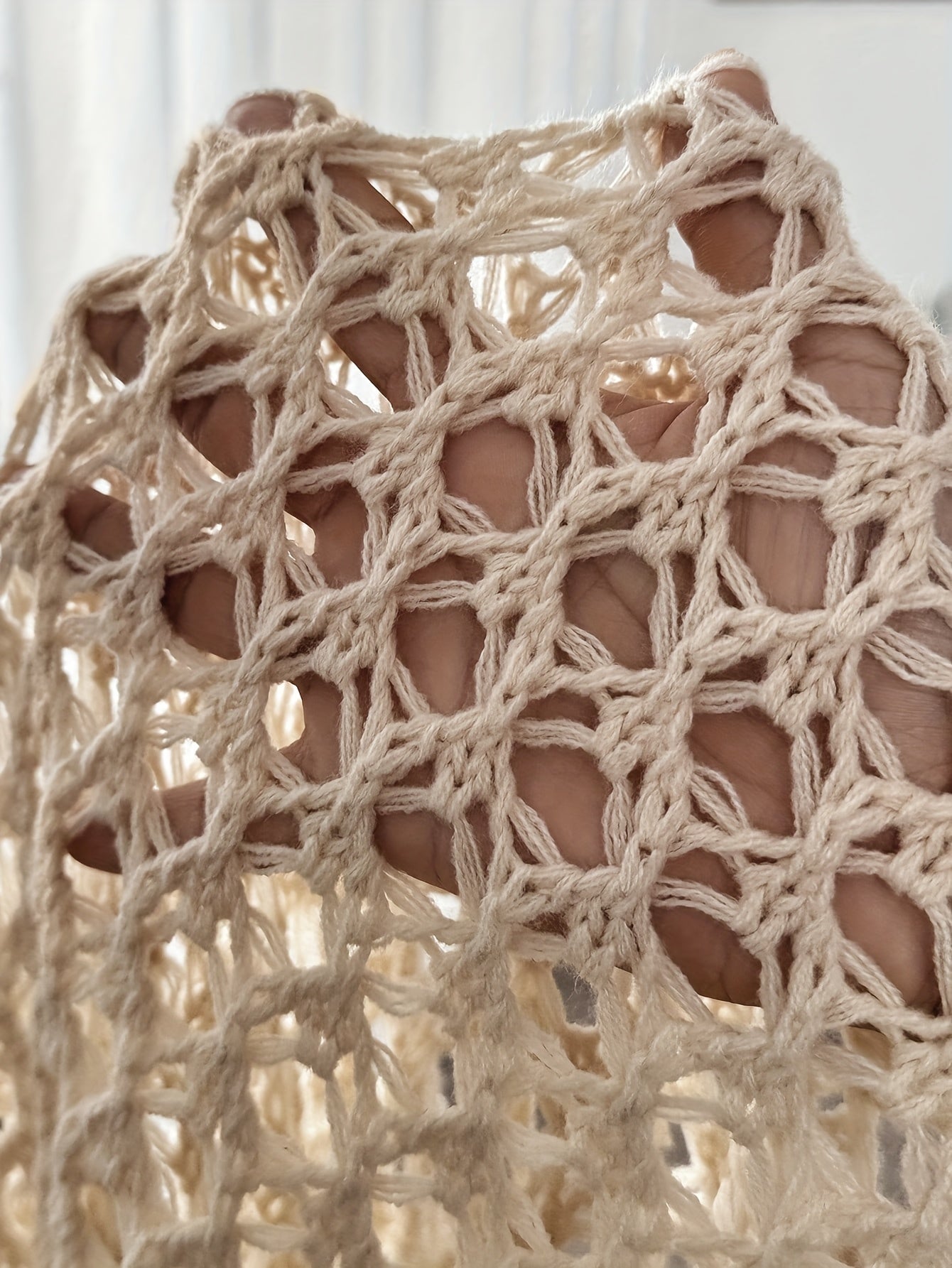 Ginny – Open Knit Drape Cardigan