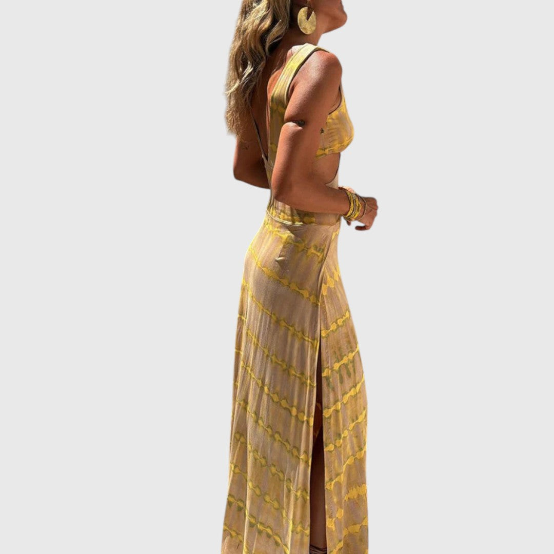 Nora - Plunge Cut-Out Dress