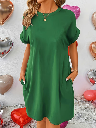 Chedie – Relaxed Batwing T-Shirt Dress