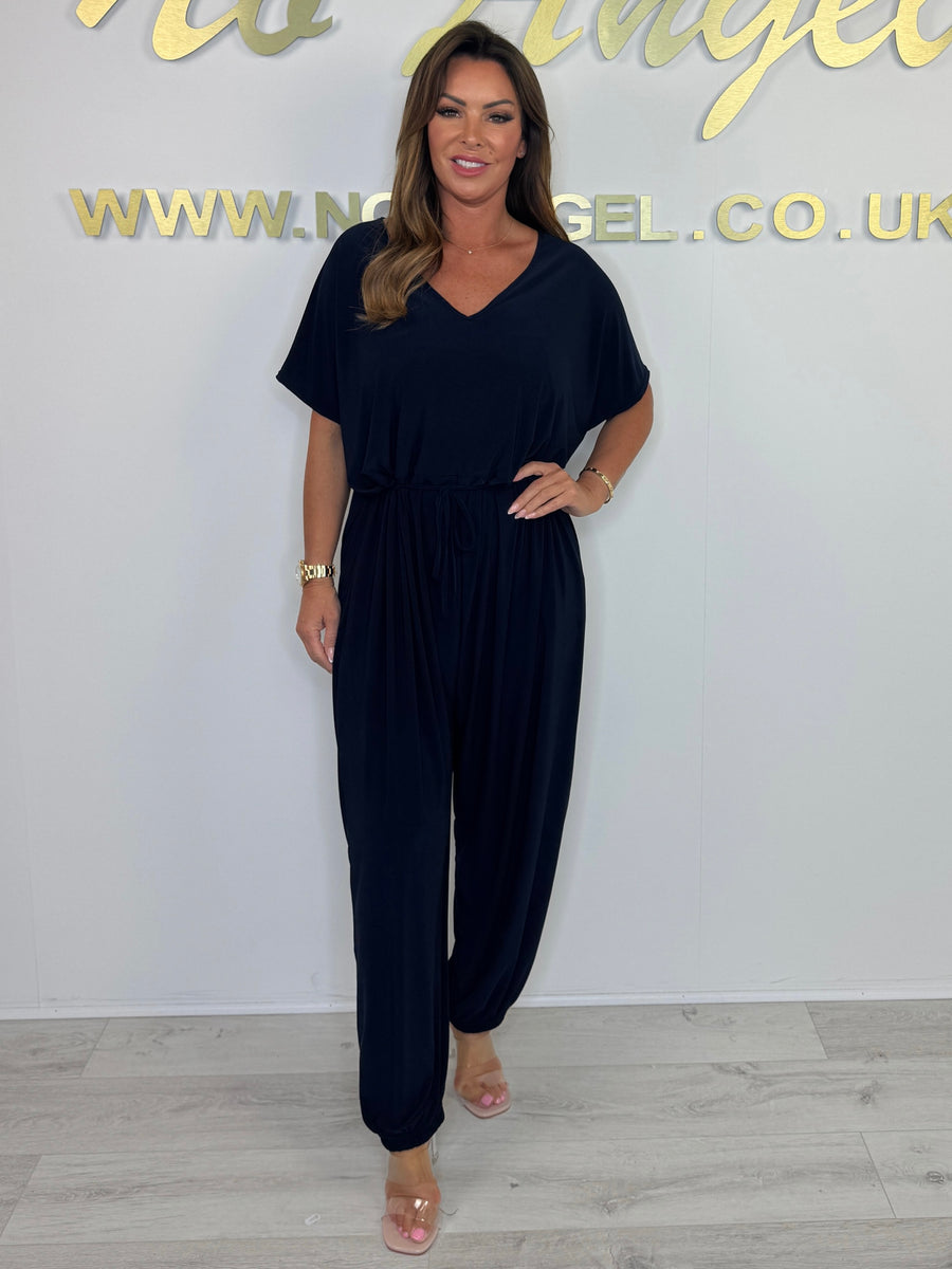 Luneth – Relaxed Drawstring Jumpsuit