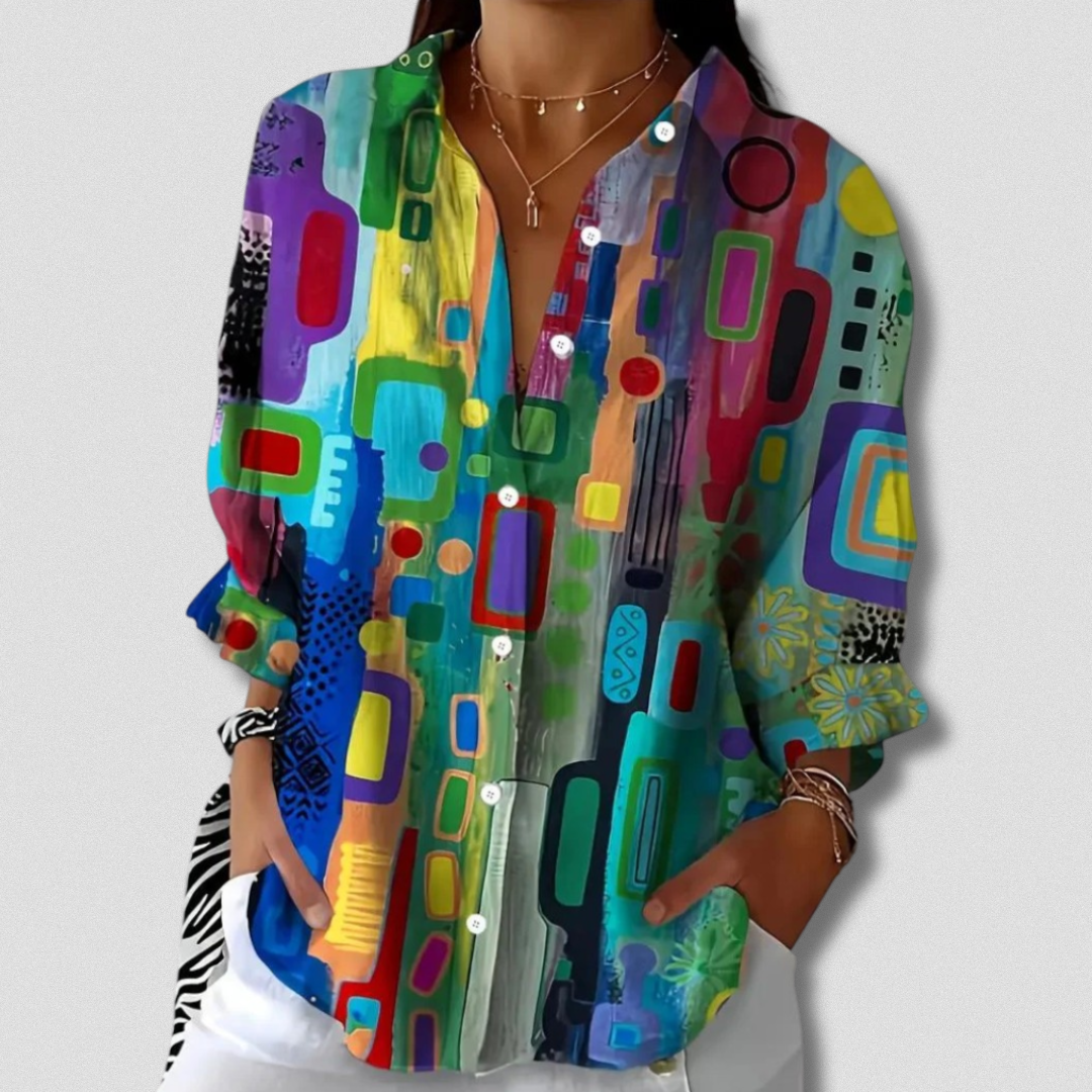 Eirlys – Printed Relaxed Shirt