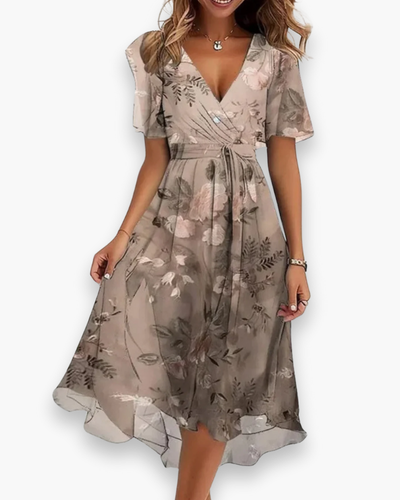 Frances - Ladies Casual Boho Midi Dress