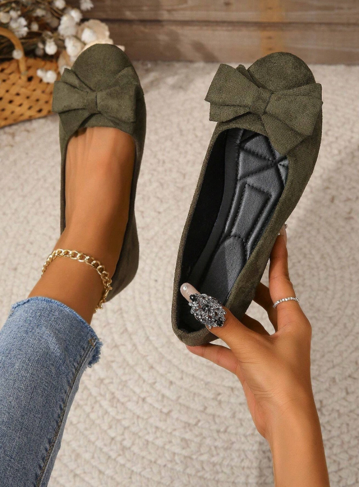 Heidi – Bow Detail Ballet Flats