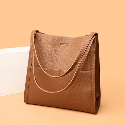 Classic Leather Shoulder Bag