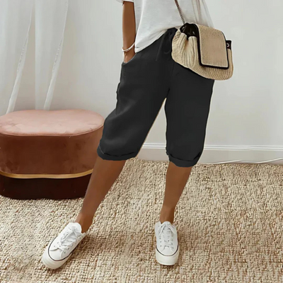 Lila – Relaxed Drawstring Shorts