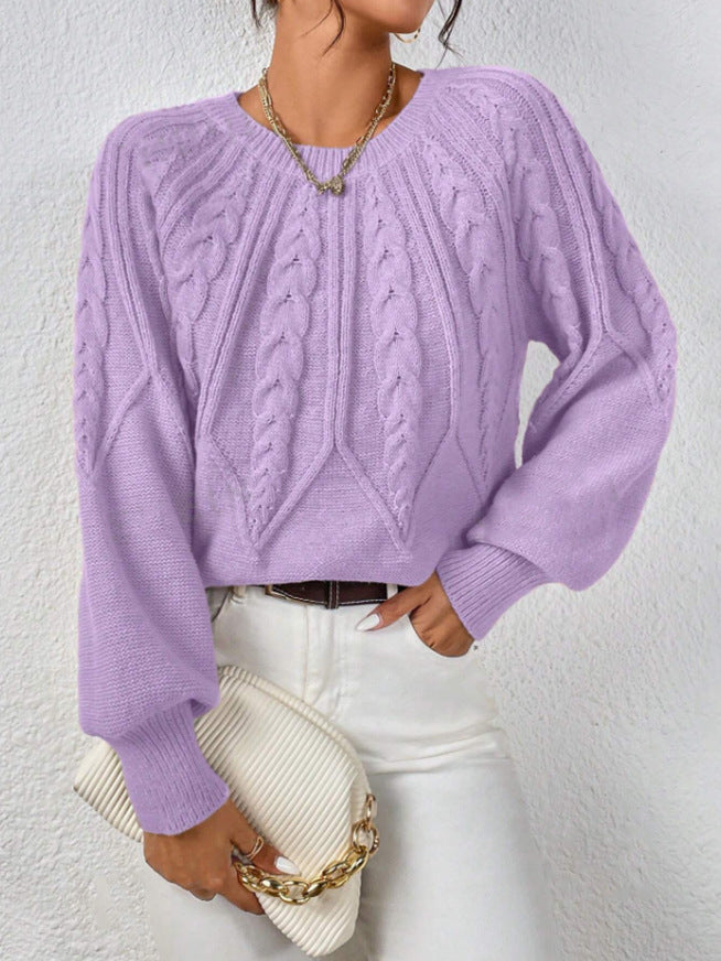 Elsie - Ladies’ Classic Cable Knit Jumper