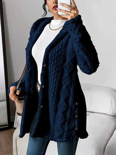 Evelina - Ladies' Button-Up Knit Cardigan