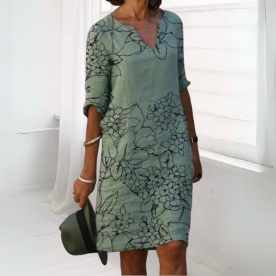 Freja - Relaxed Colour-Block Summer Dress