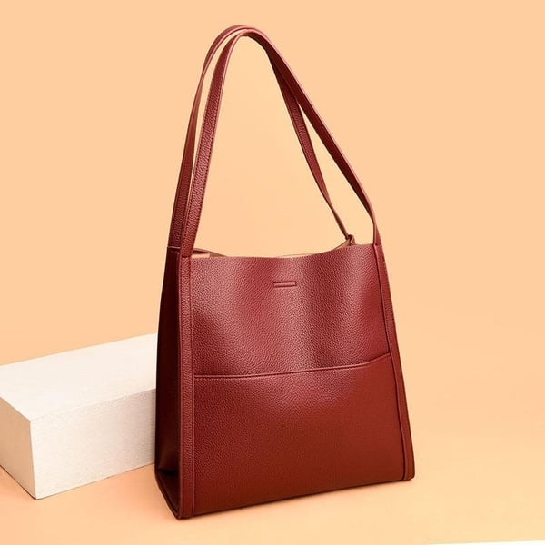 Classic Leather Shoulder Bag