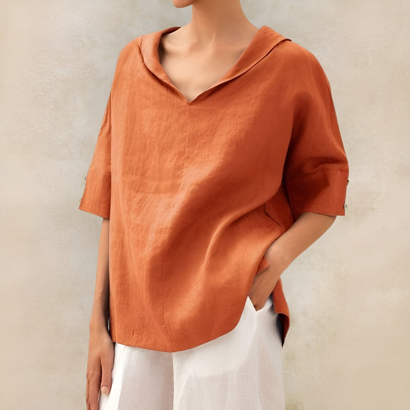 Linda - Short Sleeve Blouse