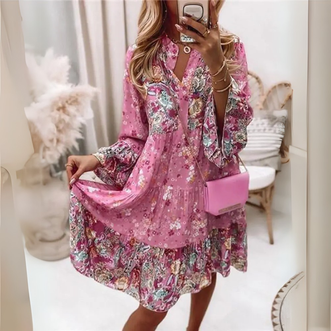 Emmett - Button Floral Dress
