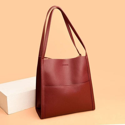 Classic Leather Shoulder Bag