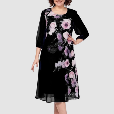 Patricia - Elegant Floral Dress